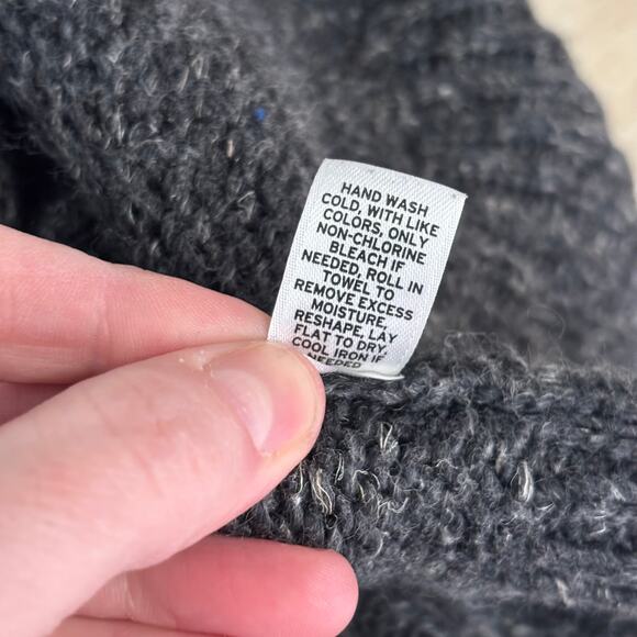 Rubbish Cardigan‎ Sweater Womens XS Button Tunic Grandpa Grunge Fuzzy Pocket - Picture 9 of 9